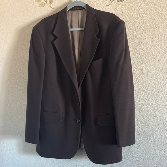 Vintage Oscar De La Renta Chocolate Brown Blazer - Picture 1 of 1